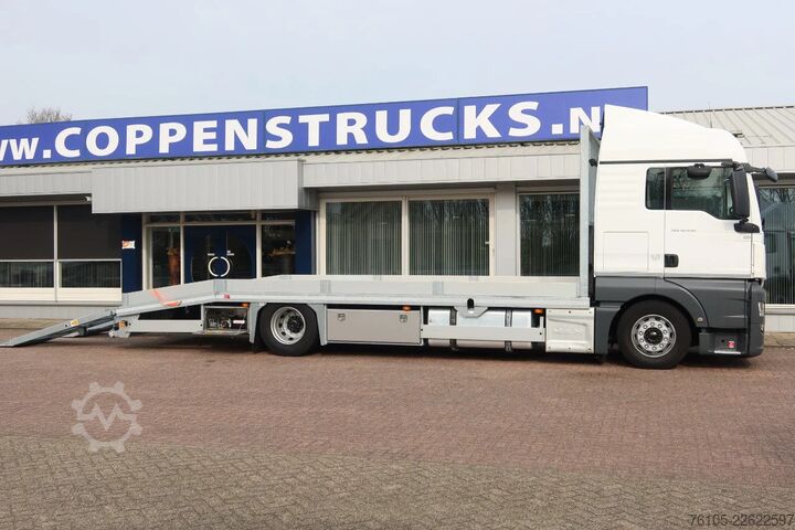 Biltransport skåpbil MAN TGX 18.340 Oprijwagen 4x2