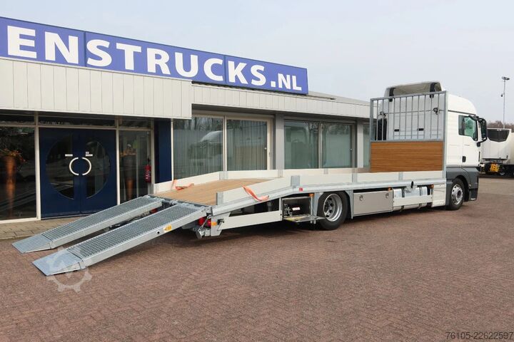 Biltransport skåpbil MAN TGX 18.340 Oprijwagen 4x2