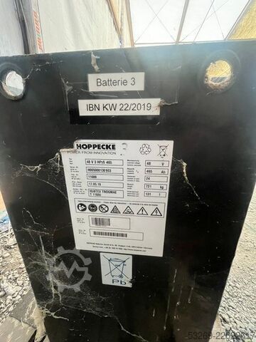 Tvärsittande staplare Hubtex EFP 90/23-So.