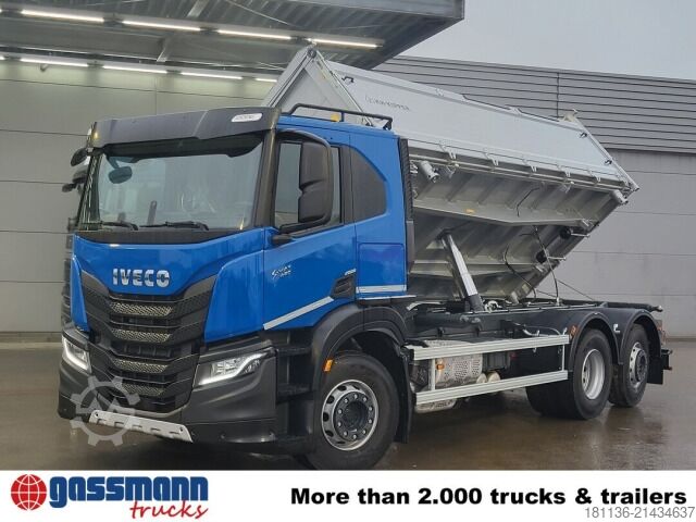 Kiepwagen Iveco S-Way 420 6x2, Lenk-, Liftachse