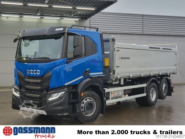 Kiepwagen Iveco S-Way 420 6x2, Lenk-, Liftachse