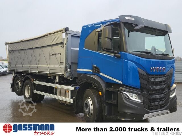 Kiepwagen Iveco S-Way 420 6x2, Lenk-, Liftachse