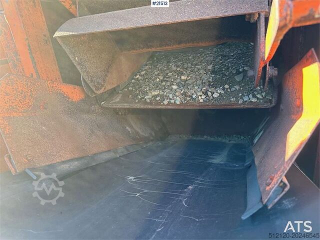 Μονάδα διαλογής Finlay Hydrascreen screener with feed hopper