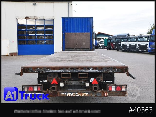 Oplegger met vlakke laadvloer KRONE Megatrailer, Plateau, Liftachse, Staplerhalterung,