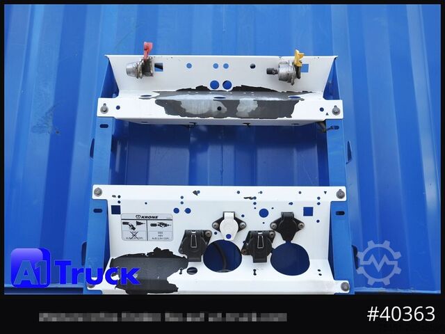 Oplegger met vlakke laadvloer KRONE Megatrailer, Plateau, Liftachse, Staplerhalterung,