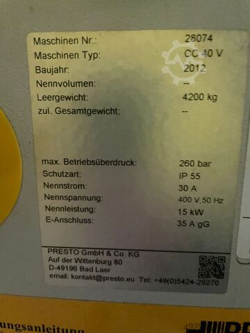 Balenpers PRESTO CC 40 V