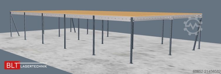 Platformă de depozitare 10x20m Lagerbühne , Belastung : 500kg/qm Unterkante: 3m ,ca. 200qm , Systembühne