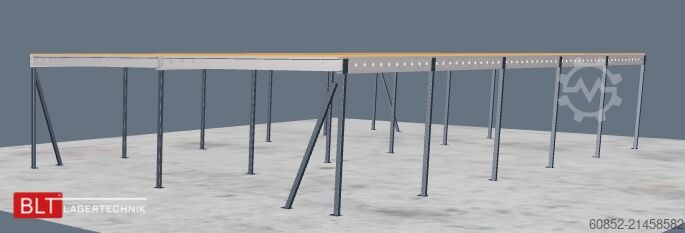Platformă de depozitare 10x20m Lagerbühne , Belastung : 500kg/qm Unterkante: 3m ,ca. 200qm , Systembühne