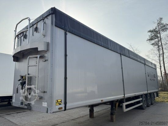 Semiremorcă cu podea mobilă KRAKER 3-ACHS SCHUBBODENAUFLIEGER CF-Z