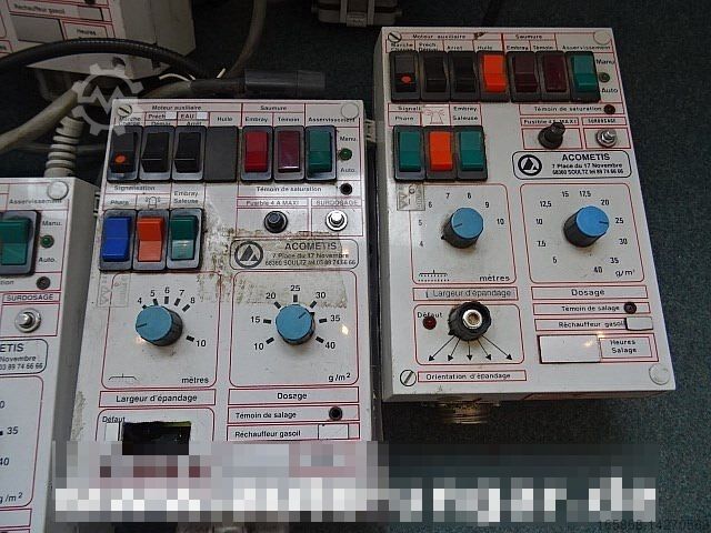 Wegwerker Schmidt Acometis Salzstreuer Bedienpult Streuer Bedienteil