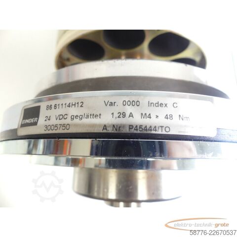 Steuerung KUKA Rotor für 1FK7103-5AF81 Motor mit Binder 86 61114H12 Bremse