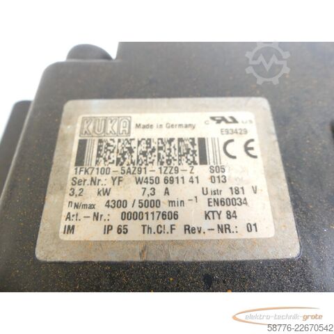 Steuerung KUKA Stator für 1FK7100-5AZ91 Motor SN: YFW450691141013
