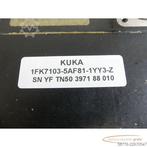 Steuerung KUKA Stator für 1FK7103-5AF81 Motor SN: YFTN50397188010