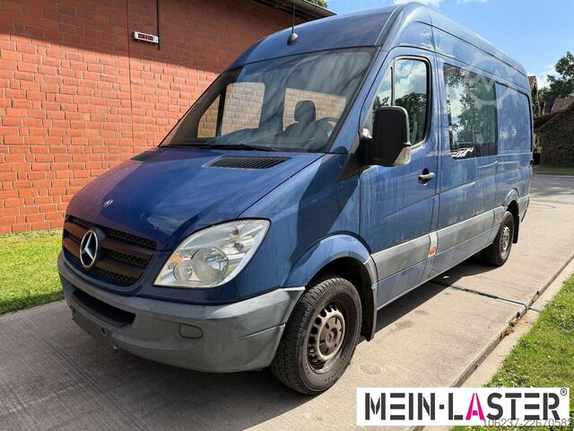 Furgone a tetto alto MERCEDES-BENZ Sprinter 313 hoch+lang Mixto 5 Sitzer Klima AHK