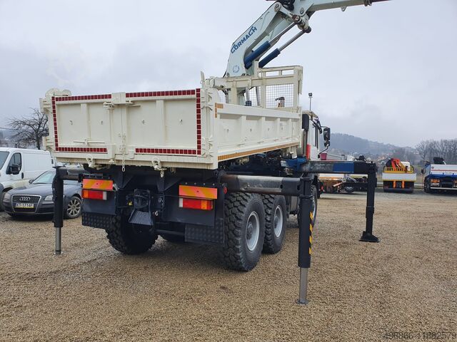 Driezijdige kipper met kraan MAN F2000 33.364 DFAC