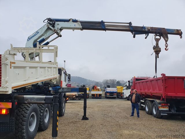 Driezijdige kipper met kraan MAN F2000 33.364 DFAC