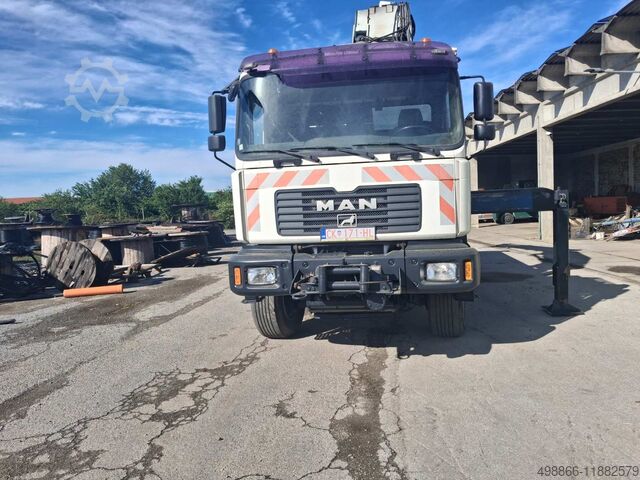 Háromirányú billenőplatós daruval MAN F2000 33.364 DFAC