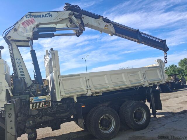Háromirányú billenőplatós daruval MAN F2000 33.364 DFAC