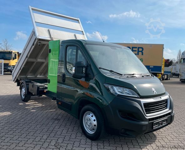 Furgón volquete PEUGEOT Boxer Kipper/ 121kw/ Staukasten/ AHK 3.0t/ AC