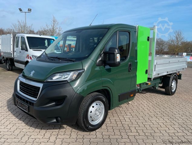 Furgón volquete PEUGEOT Boxer Kipper/ 121kw/ Staukasten/ AHK 3.0t/ AC