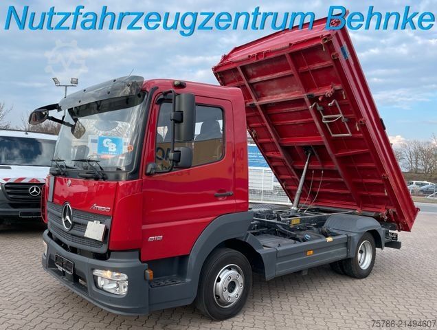 Furgón volquete MERCEDES-BENZ Atego 818 / Meiller/ 2xAHK/ AC/ 3 Sitze/ 23 Tkm