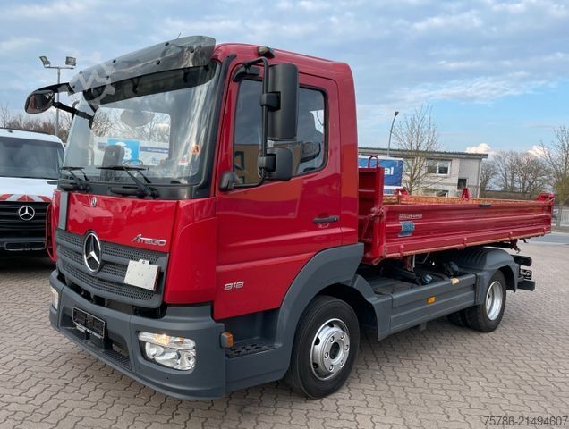 Furgón volquete MERCEDES-BENZ Atego 818 / Meiller/ 2xAHK/ AC/ 3 Sitze/ 23 Tkm