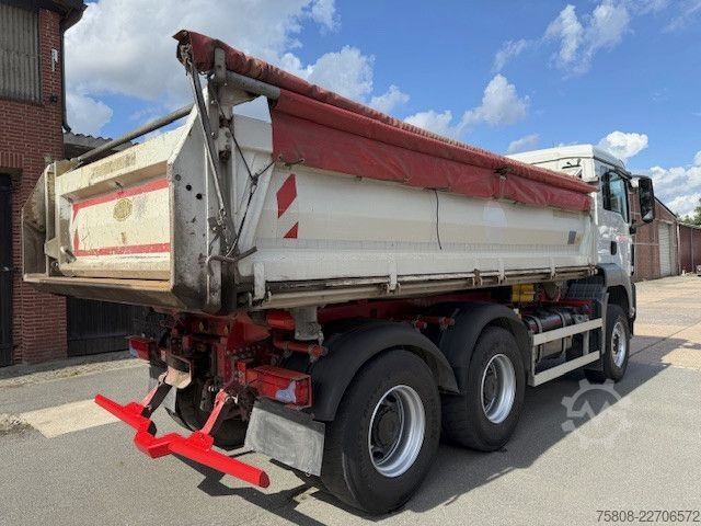 Driezijdige kipper MAN 26.480 6x4BB Meiller Schalt Klima AHK Hydraulik