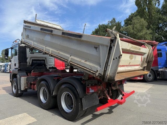 Driezijdige kipper MAN 26.480 6x4BB Meiller Schalt Klima AHK Hydraulik