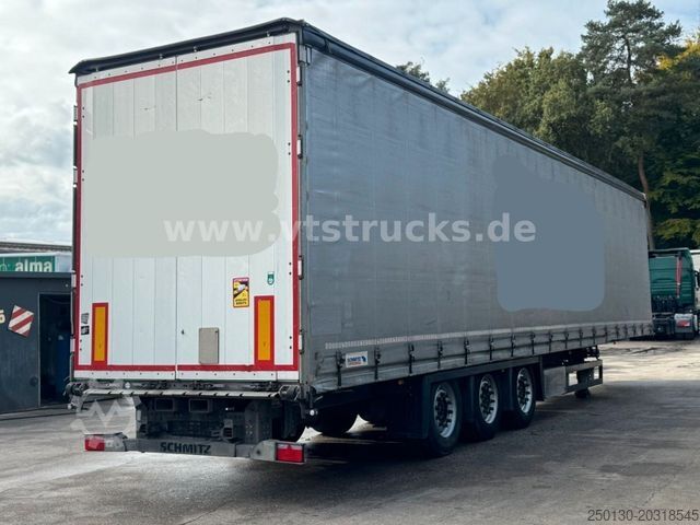 Otvorena poluprikolica sa ceradom SCHMITZ CARGOBULL SCS Mega Hubdach Edscha Lift Staplerhalterung