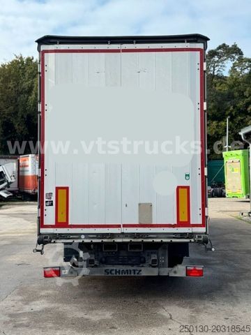 Otvorena poluprikolica sa ceradom SCHMITZ CARGOBULL SCS Mega Hubdach Edscha Lift Staplerhalterung