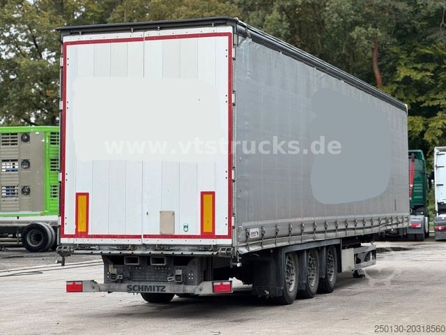 Otvorena poluprikolica sa ceradom SCHMITZ CARGOBULL SCS Mega Hubdach Edscha Lift Staplerhalterung
