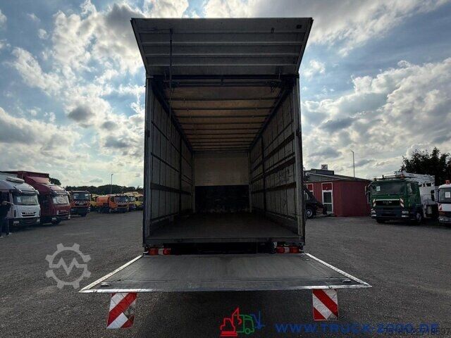 Samochód ciężarowy z plandeką typu platforma Mercedes-Benz Atego 1224 Schiebeplane L+R+ Dach LBW 1.5T AHK