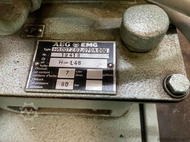 Süllyesztő szikraforgácsoló (EDM) AEG-Elotherm Elbomat 222s