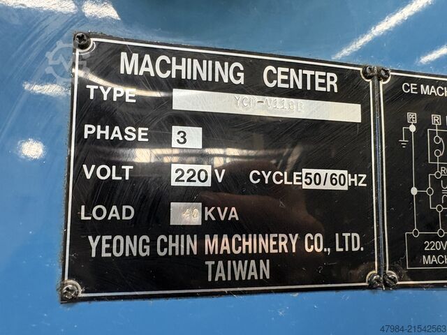 Dikey işleme merkezi YCM SUPERMAX V116B