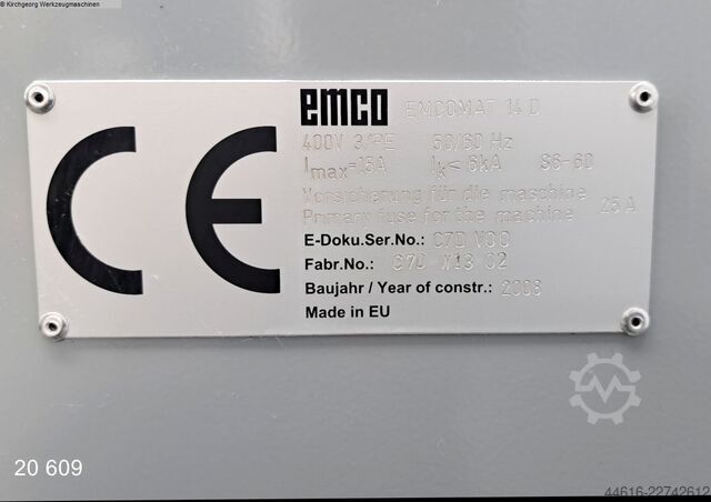 Strungul central și strungul axului EMCO EMCOMAT 14D