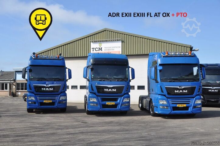 Veszélyes anyagok MAN TGX 18.420 XXL 2018 ADR EXII EXIII FL AT OX + PTO