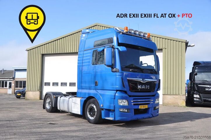 Veszélyes anyagok MAN TGX 18.420 XXL 2018 ADR EXII EXIII FL AT OX + PTO