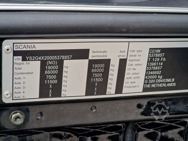 Kufr Scania G320 4x2 - Bussbygg box - Full air - Euro 6 - N...