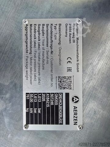 Soffiante Aerzen GM 35S Aerzen GM 35S