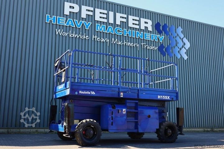 Schaarlift Haulotte H15SX Diesel, 4x4 Drive 15 Working Height, 500kg C
