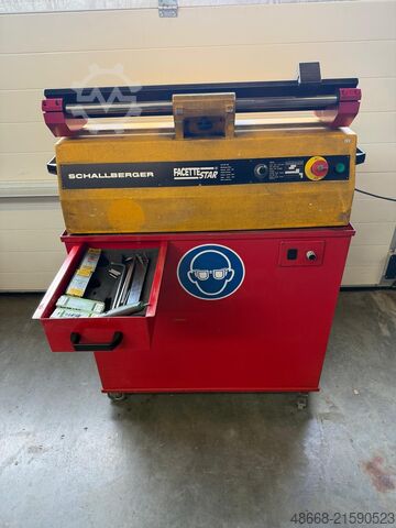 Frezarka do krawędzi Urządzenie do fazowania Gratownik Schallberger Facette Star FS 500/1000