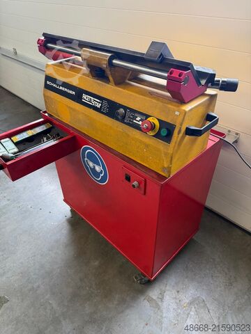 Frezarka do krawędzi Urządzenie do fazowania Gratownik Schallberger Facette Star FS 500/1000