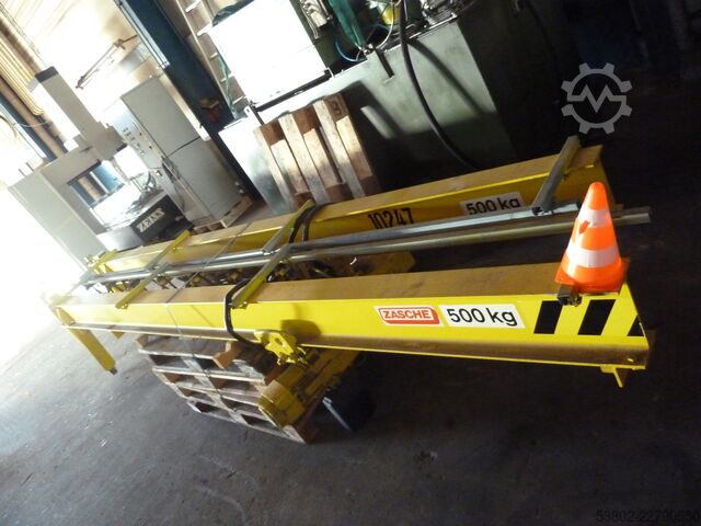 Gru girevole a doppio braccio, 2 x 500 kg Zasche Sico-HF 500kg