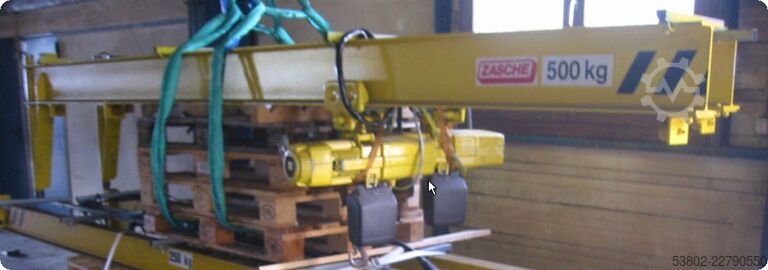 Gru girevole a doppio braccio, 2 x 500 kg Zasche Sico-HF 500kg