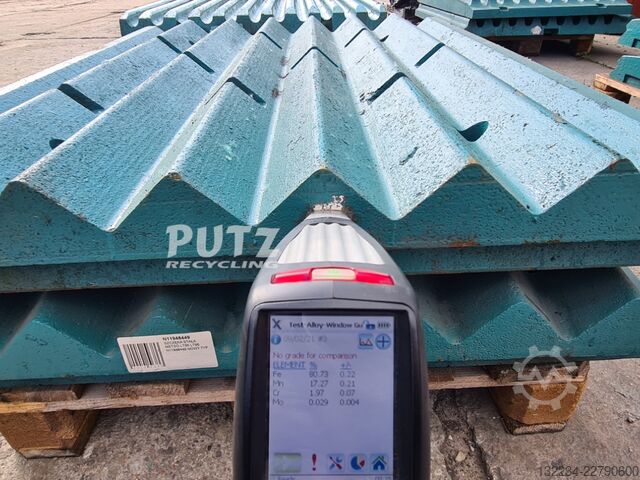 Set di ganasce di frantumazione per Metso LT95 / C95 Putz Recycling METSO LT95 C95