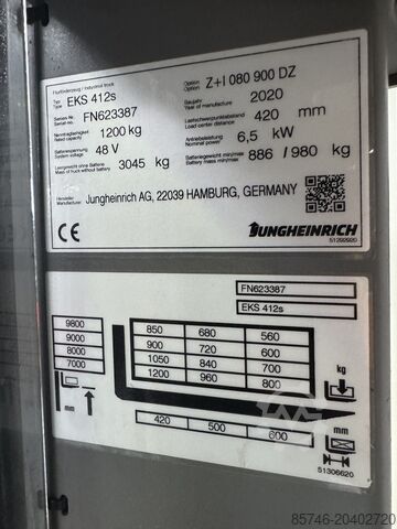 EKS 412 S - Žično vođenje !! PSA !! Triplex FFL !! JUNGHEINRICH EKS 412 s - Wire Guidance !! PSA !! Triplex FFL !!