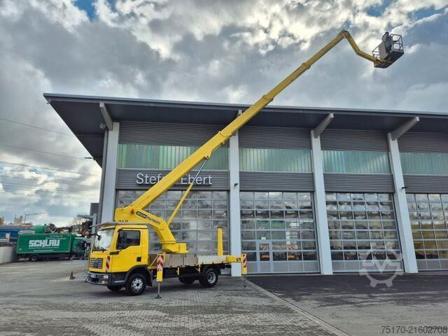 Truck-mounted work platform MAN TGL 8.150 4x2 Bison Palfinger TKA 30