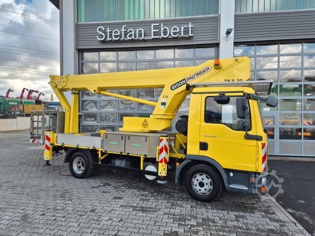 Truck-mounted work platform MAN TGL 8.150 4x2 Bison Palfinger TKA 30