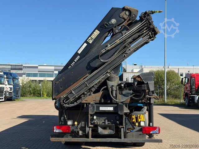 Vrachtauto met open laadbak MAN TGS 28.440 6x6BB HIAB XS244 Funk Container 6,30m