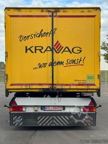 Przyczepa skrzyniowa SAXAS AKD 71-12 Koffer / Portaltüren
